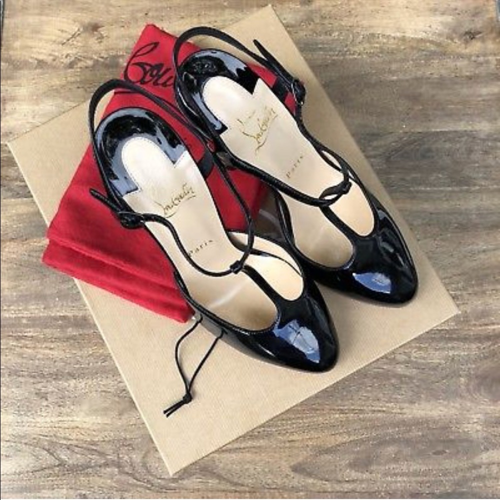 Christian Louboutin Me Pam Black Patent Pump - Picture 7 of 7